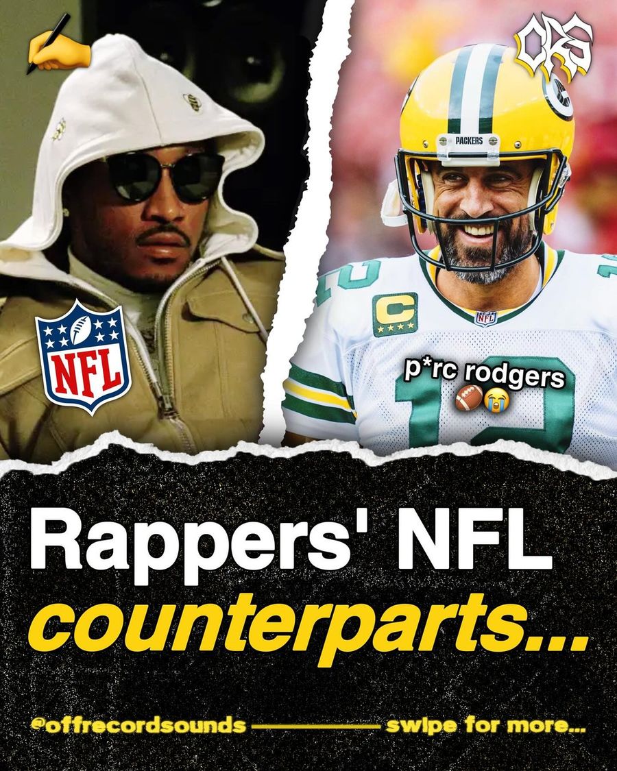Cover: Rappers' NFL counterparts