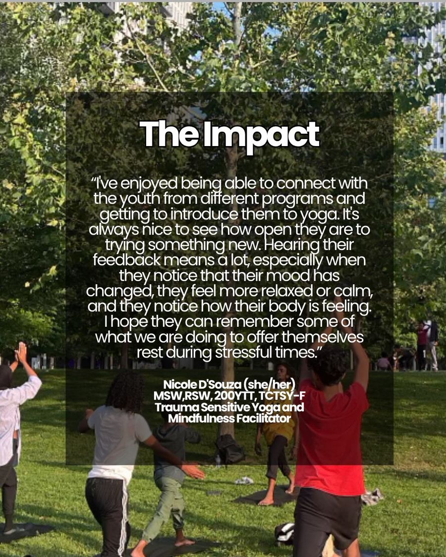 The Impact: a quote from facilitator Nicole D'Souza
