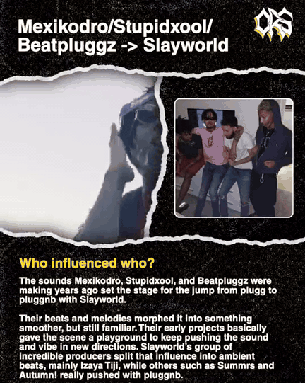 Mexikodro, Stupidxool and Beatpluggz to Slayworld