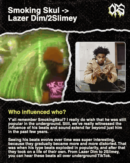 Smoking Skul to Lazer Dim and 2Slimey