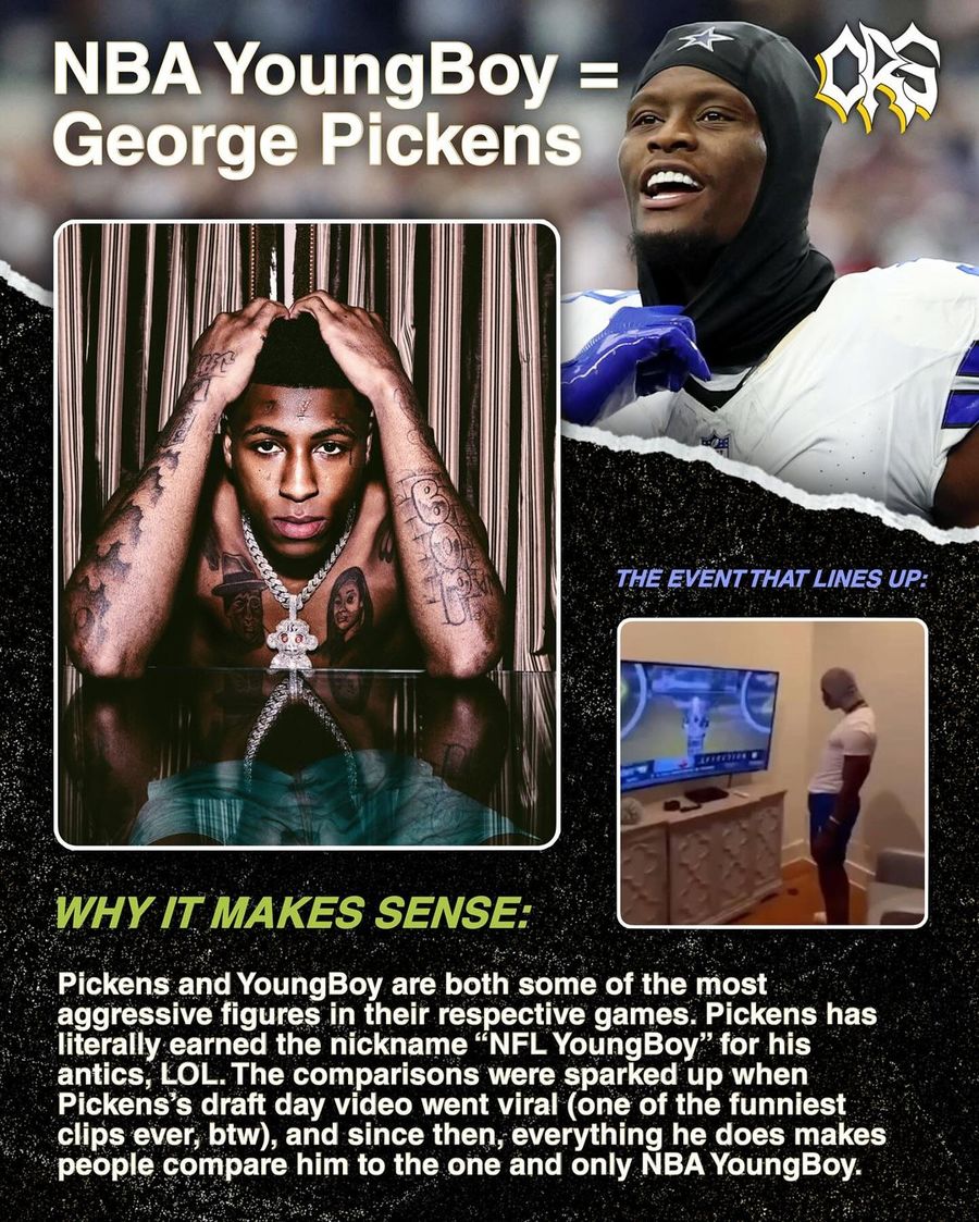 NBA YoungBoy and George Pickens