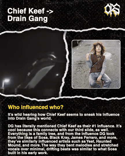 Chief Keef to Drain Gang